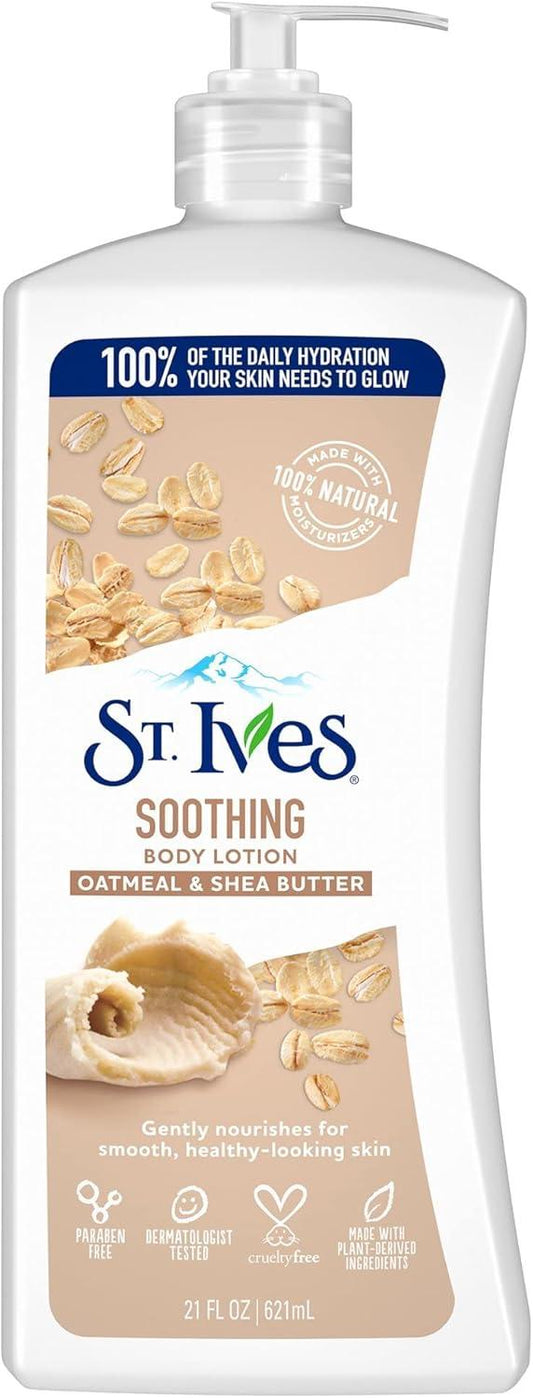 St.Ives Body Lotion, Soothing, Oatmeal & Shea Butter 621 ml.