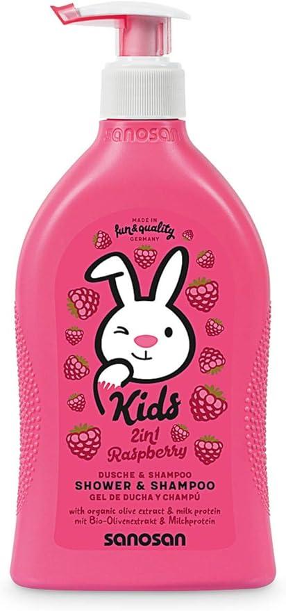 Sanosan Kids 2in1 Raspberry Shower & Shampoo - 400ml