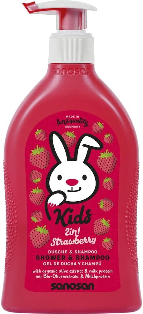 Sanosan Kids 2in1 Strawberry Shower & Shampoo - 400ml000
