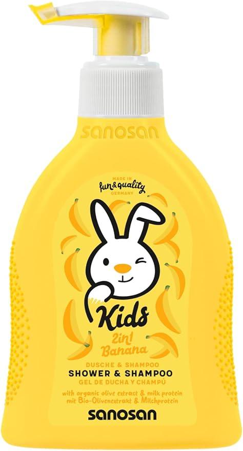 Sanosan Kids 2in1 Banana Shower & Shampoo - 200ml
