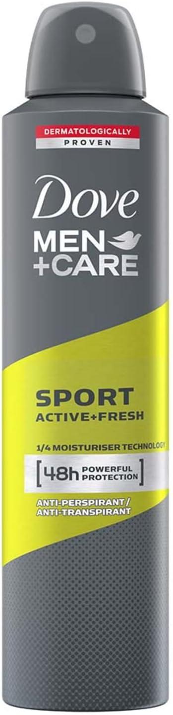 Dove Men+Care Sport Active+Fresh Anti-Perspirant Deodorant Spray - 250ml