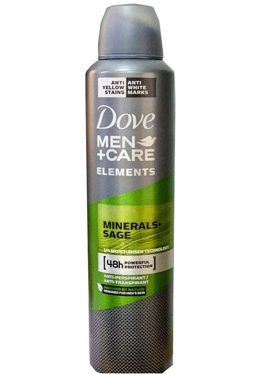 Dove Men+Care Elements Anti-Perspirant Deodorant Spray - Minerals + Sage - 250ml