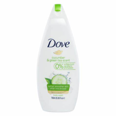 Dove Cucumber & Green Tea Scent Body Wash - 750ml