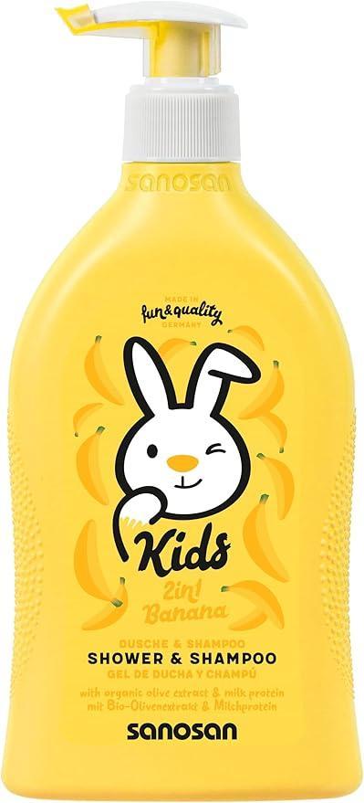 Sanosan Kids 2in1 Banana Shower & Shampoo - 400ml