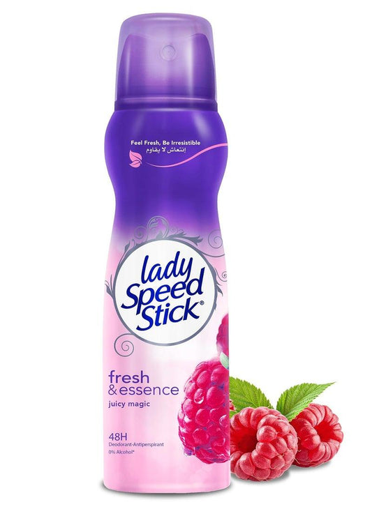 Lady speed Fresh & Essence Juicy Magic Deodorant Spray - 150ml
