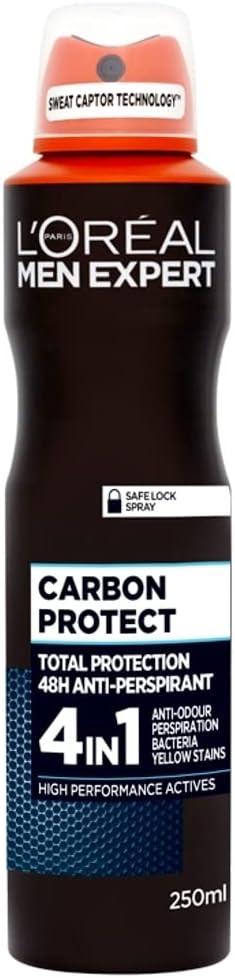 L'OréalMen Expert 48H Carbon Protect Anti-Perspirant Deodorant 250 ml