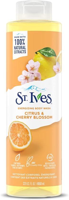 St.Ives Energizing Body Wash – Citrus & Cherry Blossom – 650ml