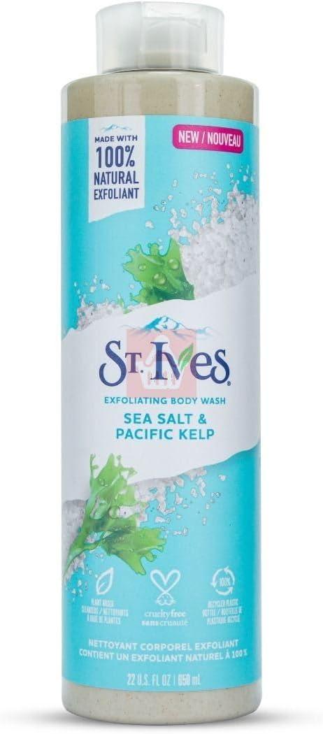 ST. Ives Exfoliating Body Wash Sea Salt & Pacific Kelp – 650ml