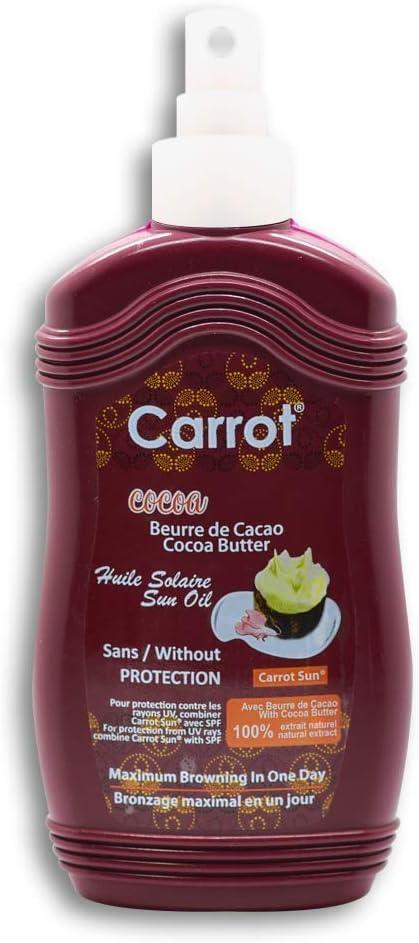 Carrot Cocoa Butter Tanning Oil Spray – 200ml
