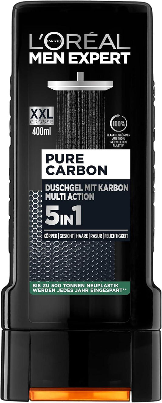 L'Oréal Men Expert PURE CARBON 5-in-1 Shower Gel XXL – 400ml