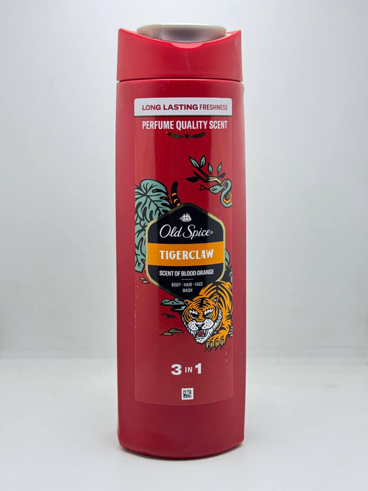 Old spice TigerGlaw 3-in-1 Shower Gel and Shampoo for Men - 400ml